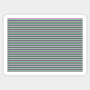 Suffragettes | Purple White Green | Stripes | Women's Rights | Sticker